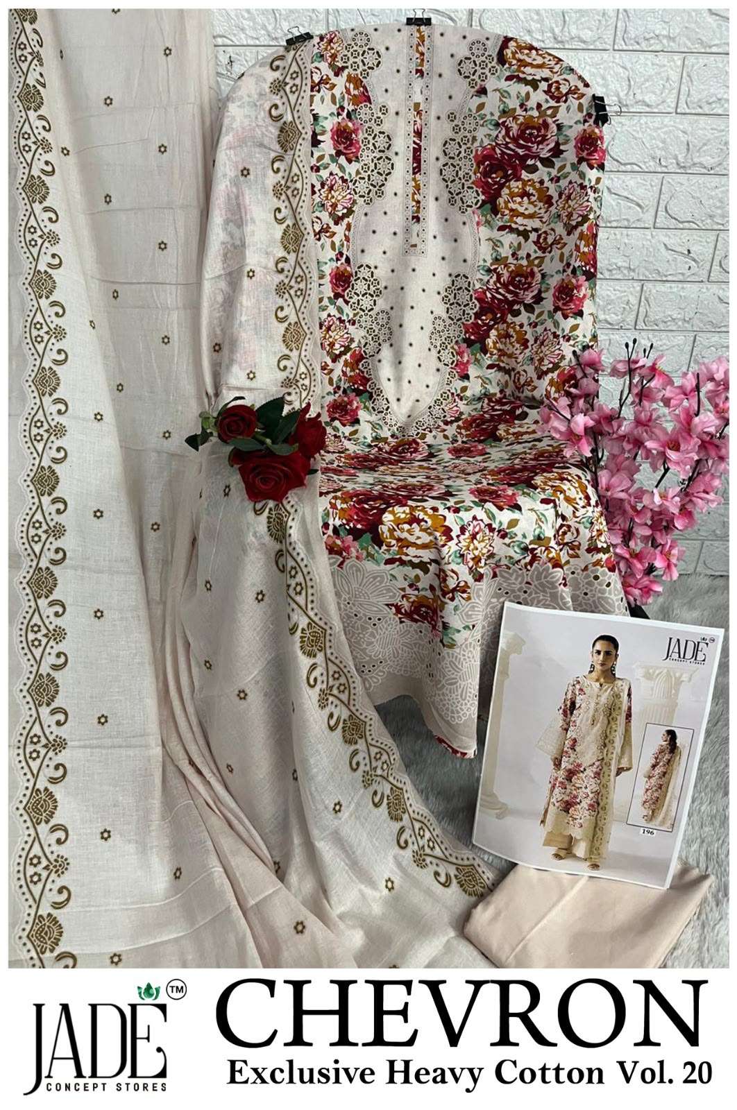 CHEVRON EXCLUSIVE HEAVY COTTON VOL - 20 BY JADE CONCEPT STORES - 12