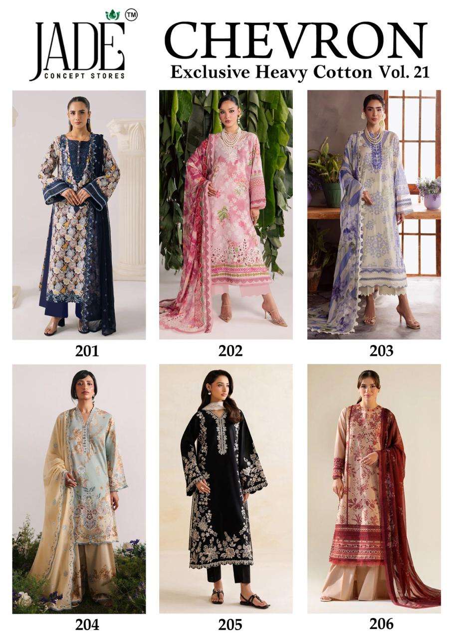 CHEVRON EXCLUSIVE HEAVY COTTON VOL - 21 BY JADE - 01 - 06