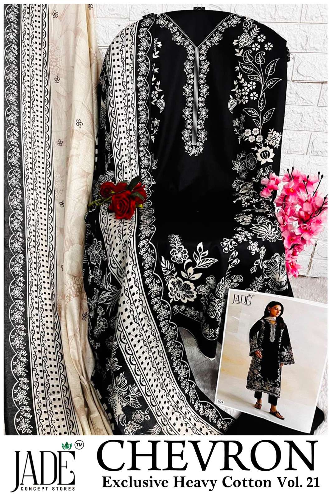 CHEVRON EXCLUSIVE HEAVY COTTON VOL - 21 BY JADE - 11