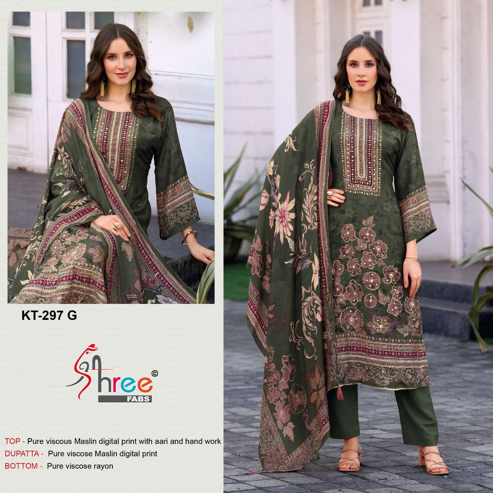 DESIGN NO. KT - 297 BY SHREE FABS - 03