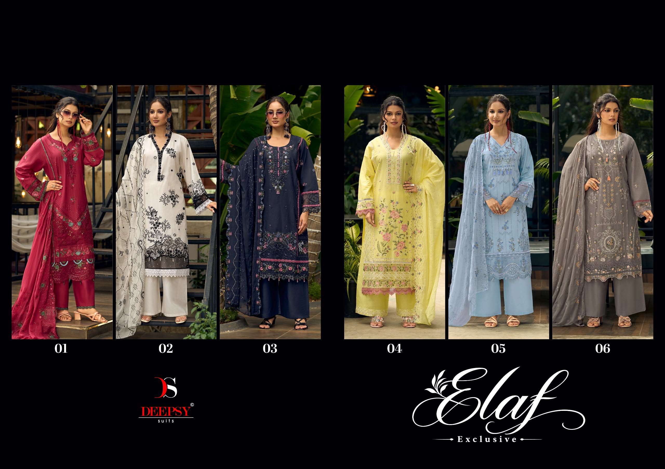 ELAF EXCLUSIVE LAWN COLLECTION BY DEEPSY SUITS - 01 - 06 A