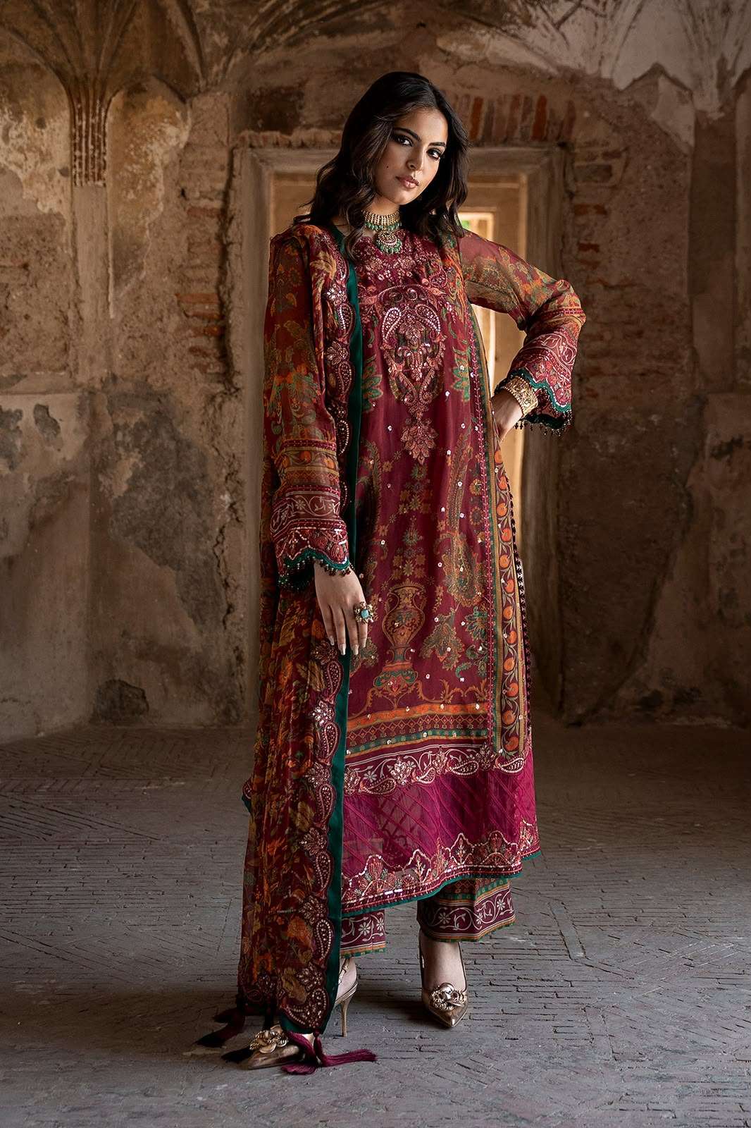 EMBROIDERED CHIFFON COLLECTION VOL - 01 BY CHARIZMA - 02