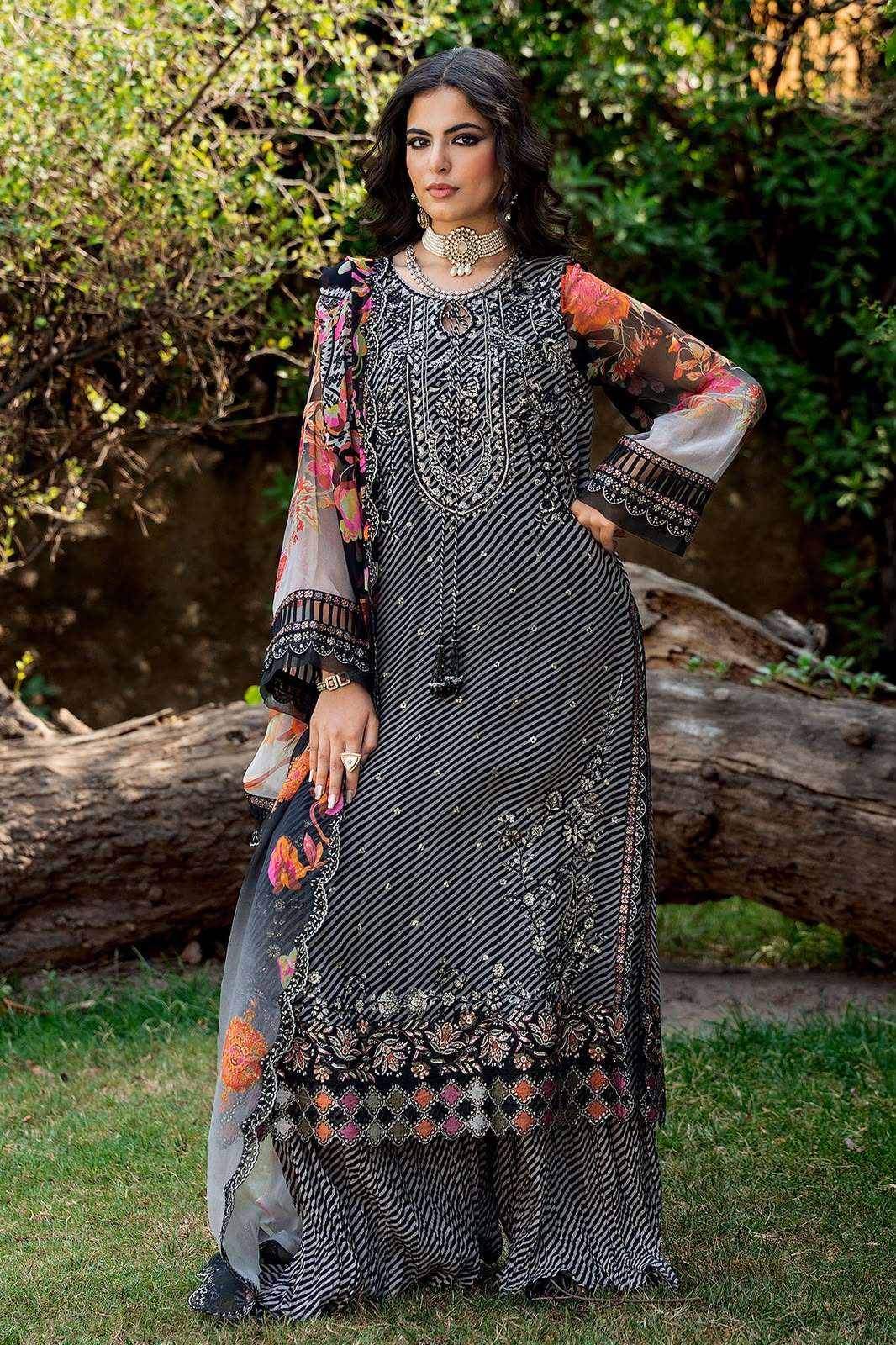 EMBROIDERED CHIFFON COLLECTION VOL - 01 BY CHARIZMA - 06