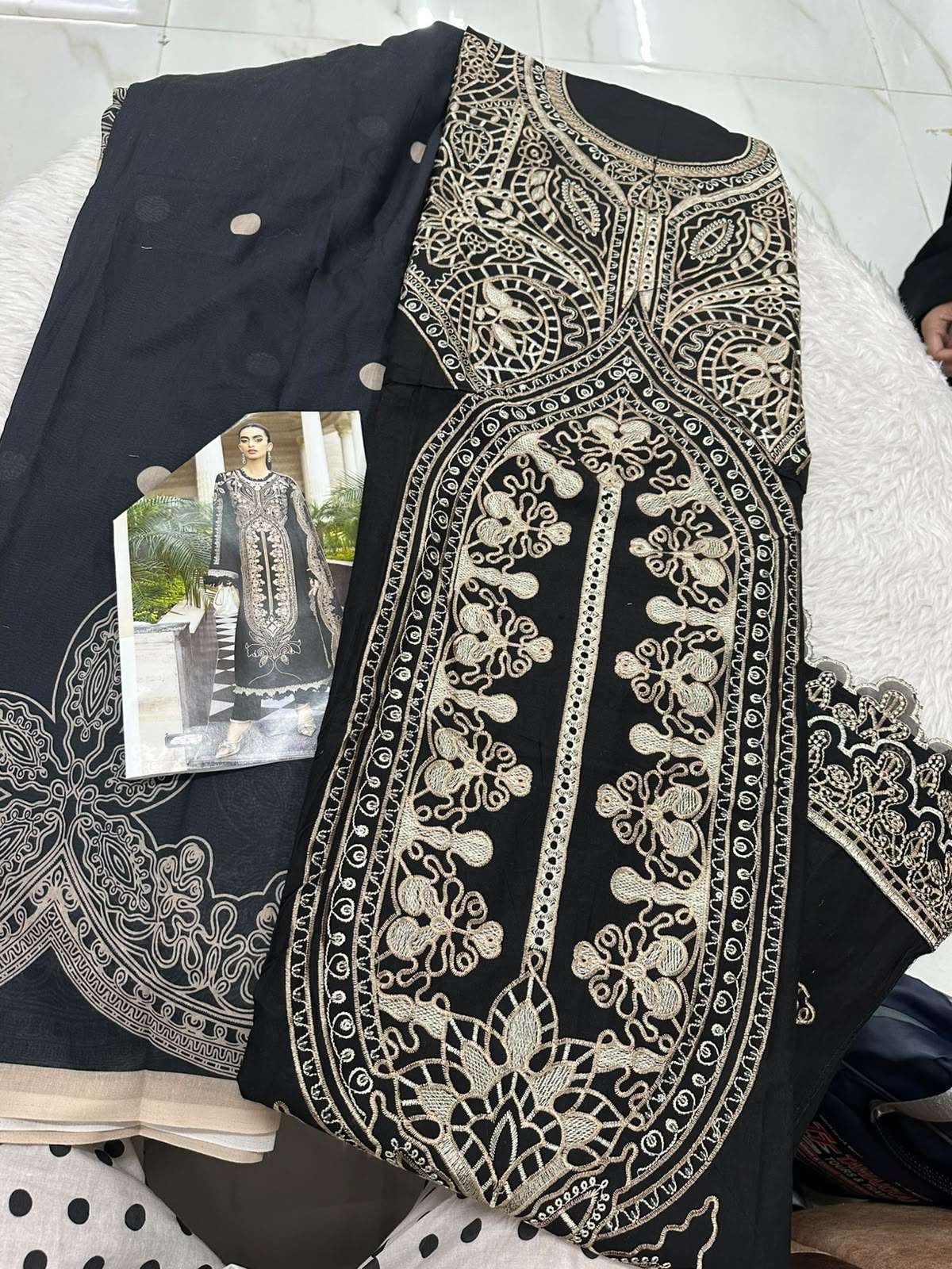 Falah Premium Cotton Collection Code - 50125 By Falah Designer Suits - 01 - 06 A