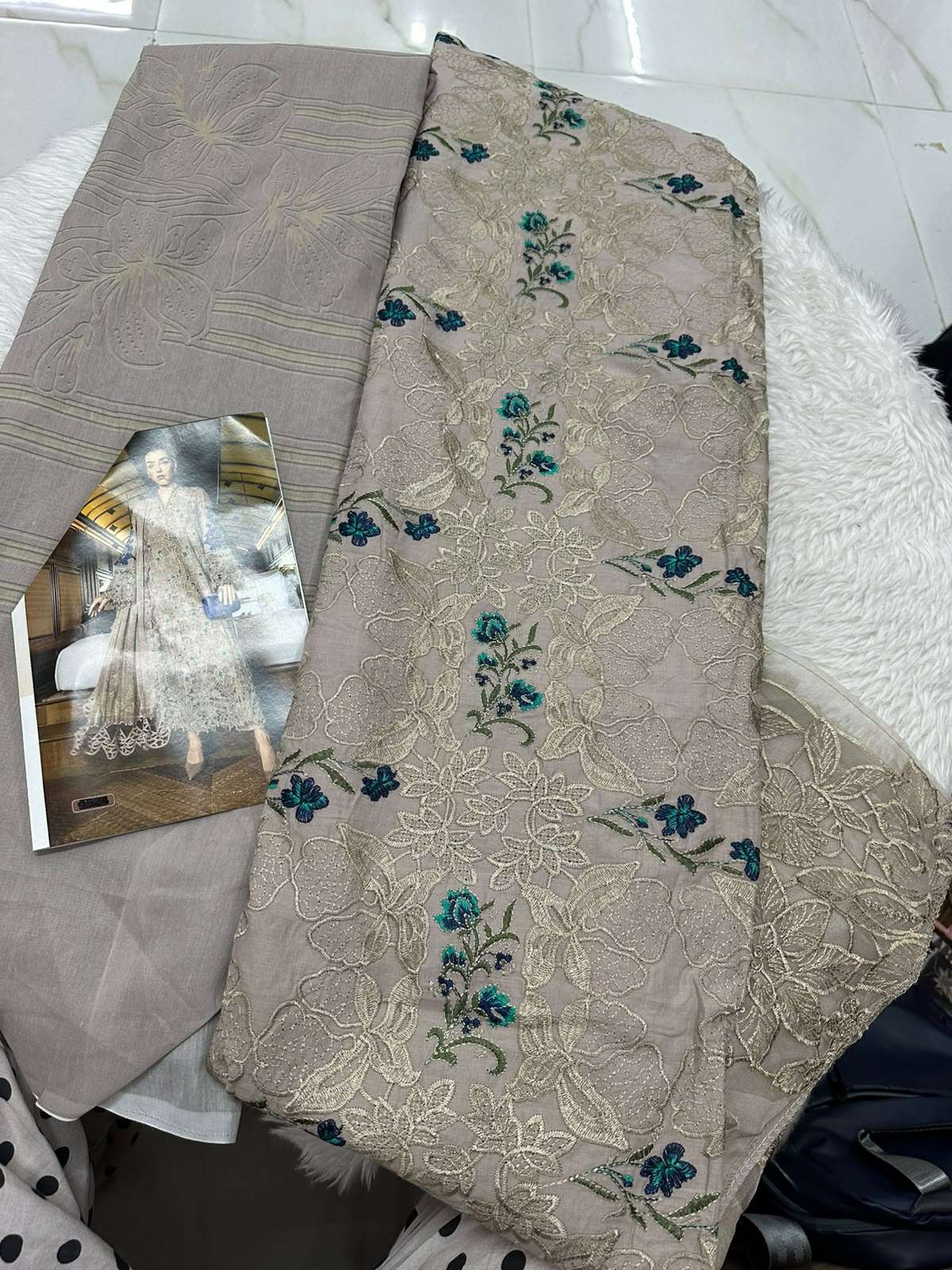 Falah Premium Cotton Collection Code - 50125 By Falah Designer Suits - 01 - 06 B