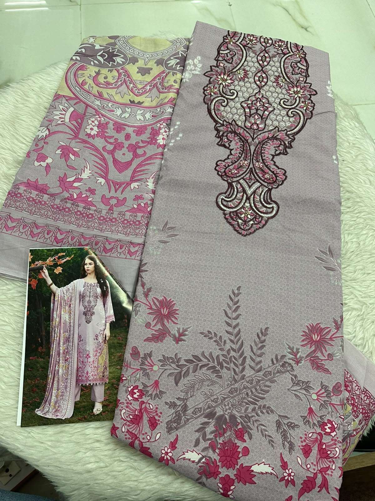 Falah Premium Cotton Collection Code - 50129 By Falah Designer Suits - 02