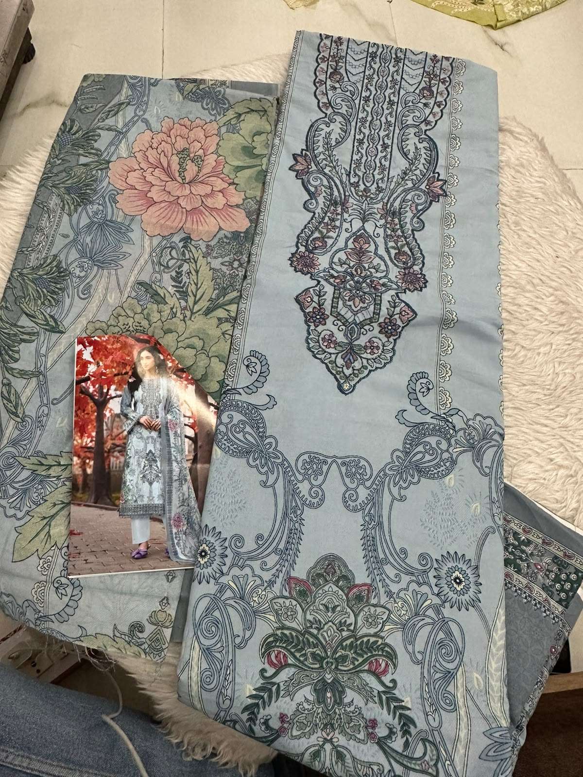 Falah Premium Cotton Collection Code - 50129 By Falah Designer Suits - 04