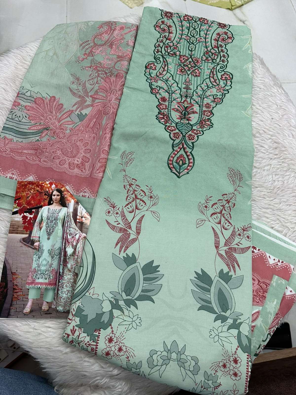 Falah Premium Cotton Collection Code - 50129 By Falah Designer Suits - 08