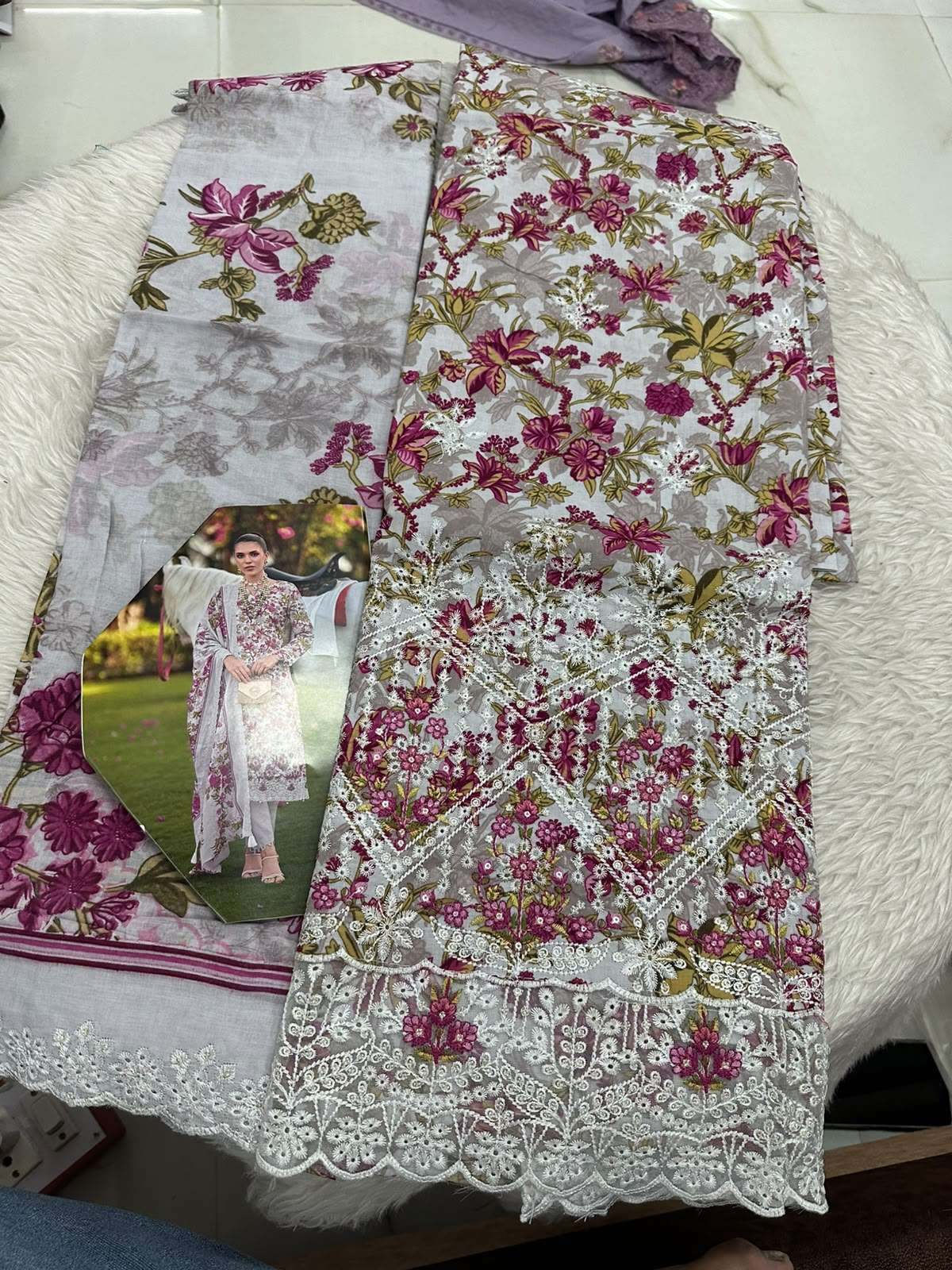 Falah Premium Cotton Collection Code - 50130 By Falah Designer Suits - 01