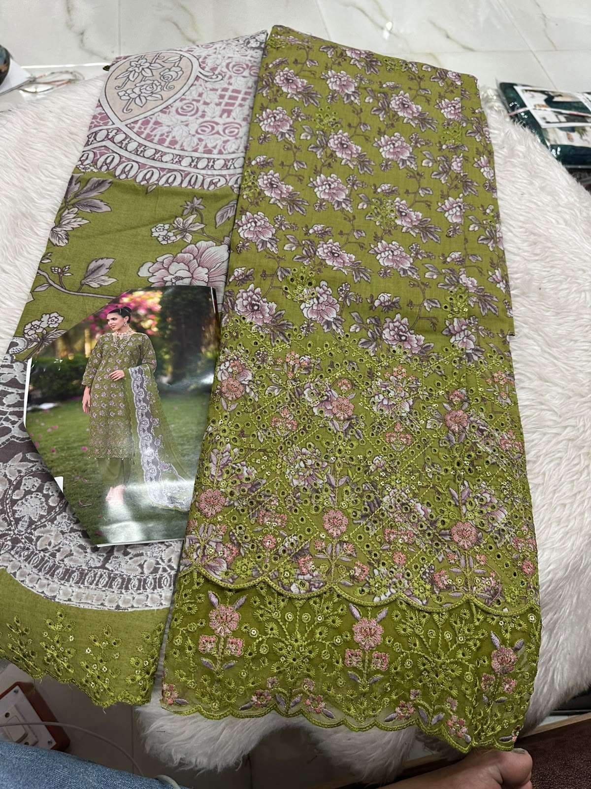 Falah Premium Cotton Collection Code - 50130 By Falah Designer Suits - 02