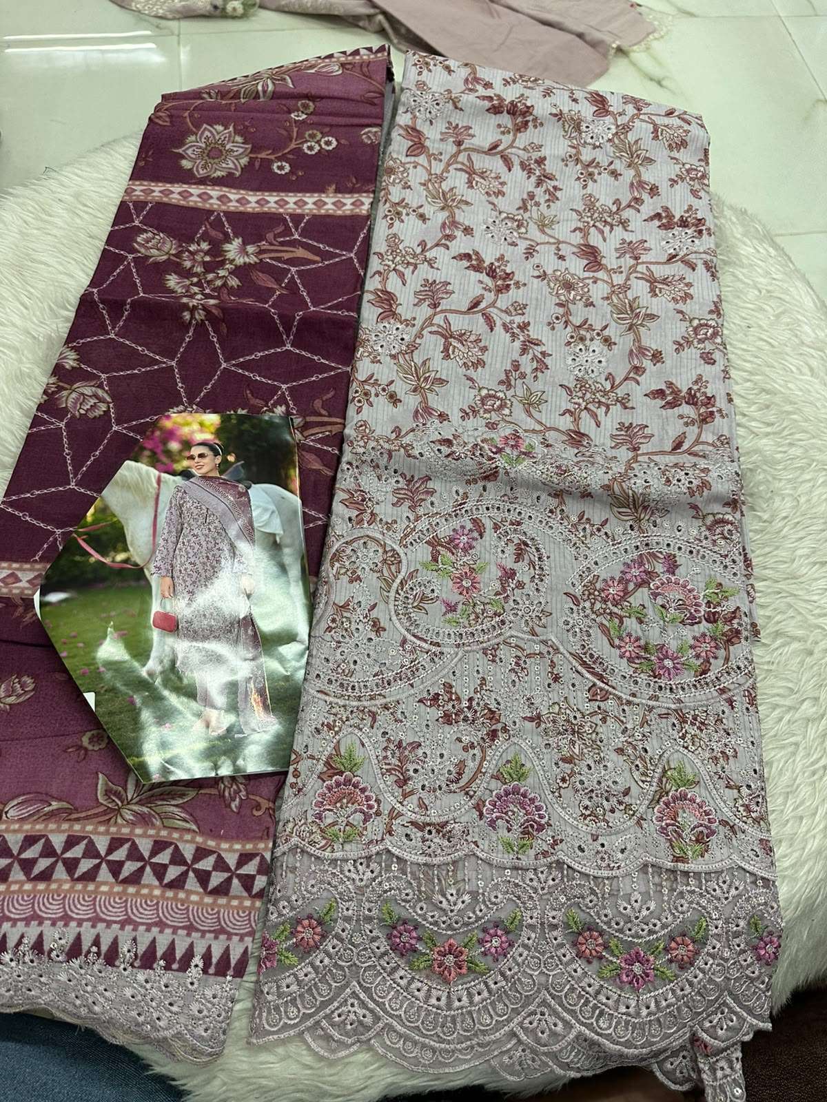 Falah Premium Cotton Collection Code - 50130 By Falah Designer Suits - 03