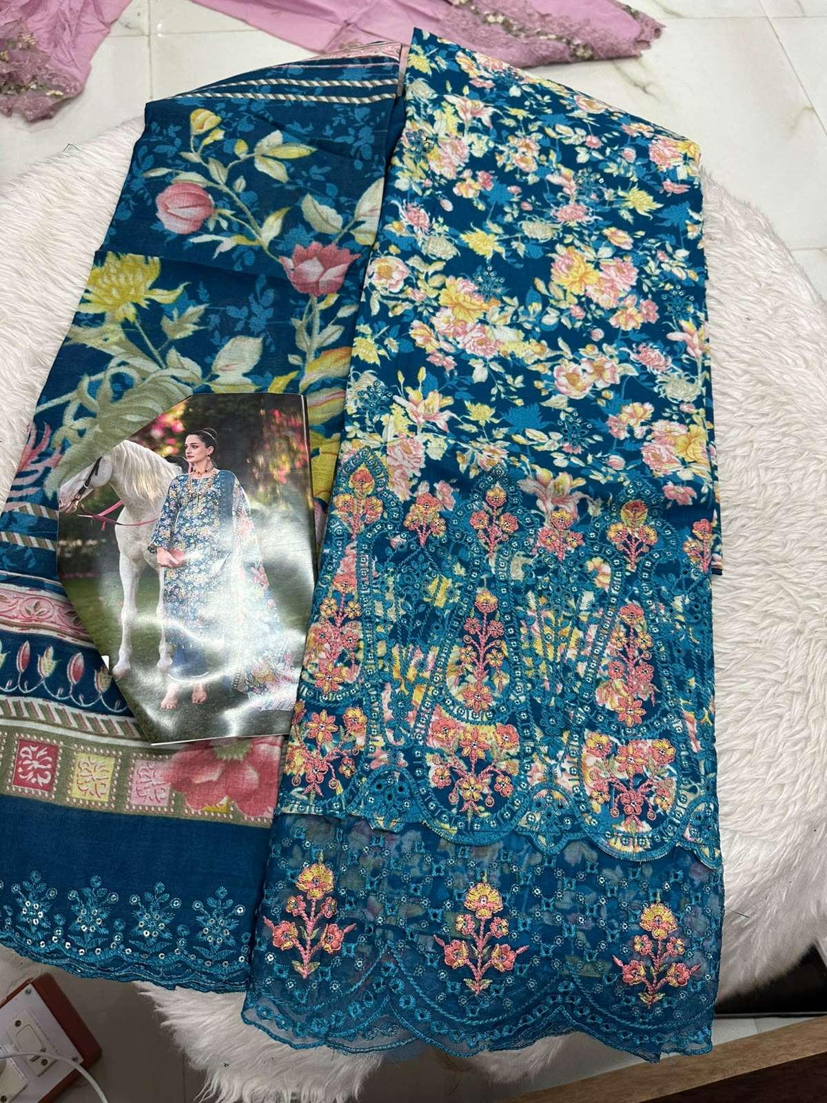 Falah Premium Cotton Collection Code - 50130 By Falah Designer Suits - 07