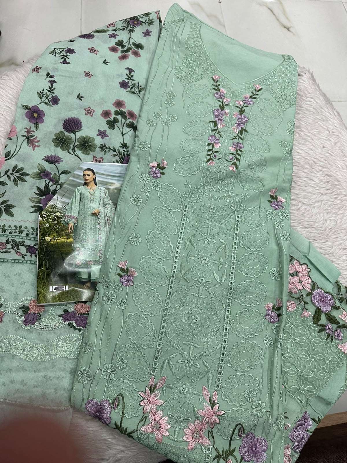 Falah Premium Cotton Collection Code - 50131 By Falah Designer Suits - 05
