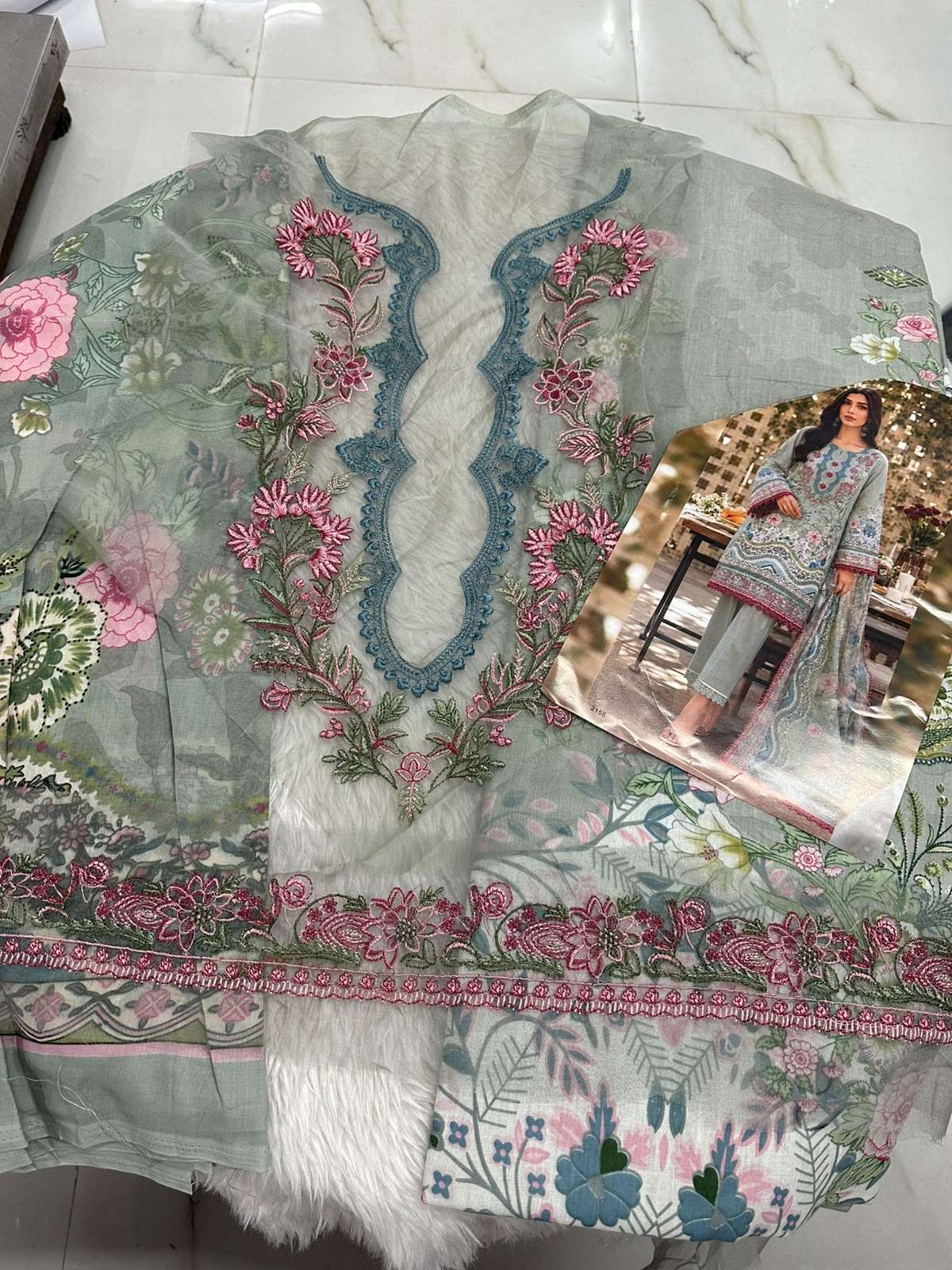Falah Premium Cotton Collection Code - 50132 By Falah Designer Suits - 04