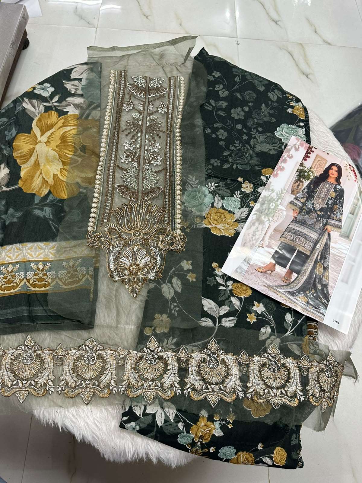 Falah Premium Cotton Collection Code - 50132 By Falah Designer Suits - 06