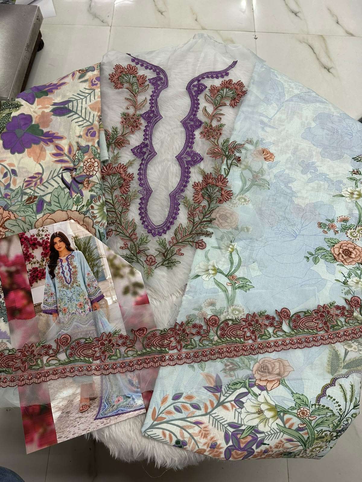 Falah Premium Cotton Collection Code - 50132 By Falah Designer Suits - 08