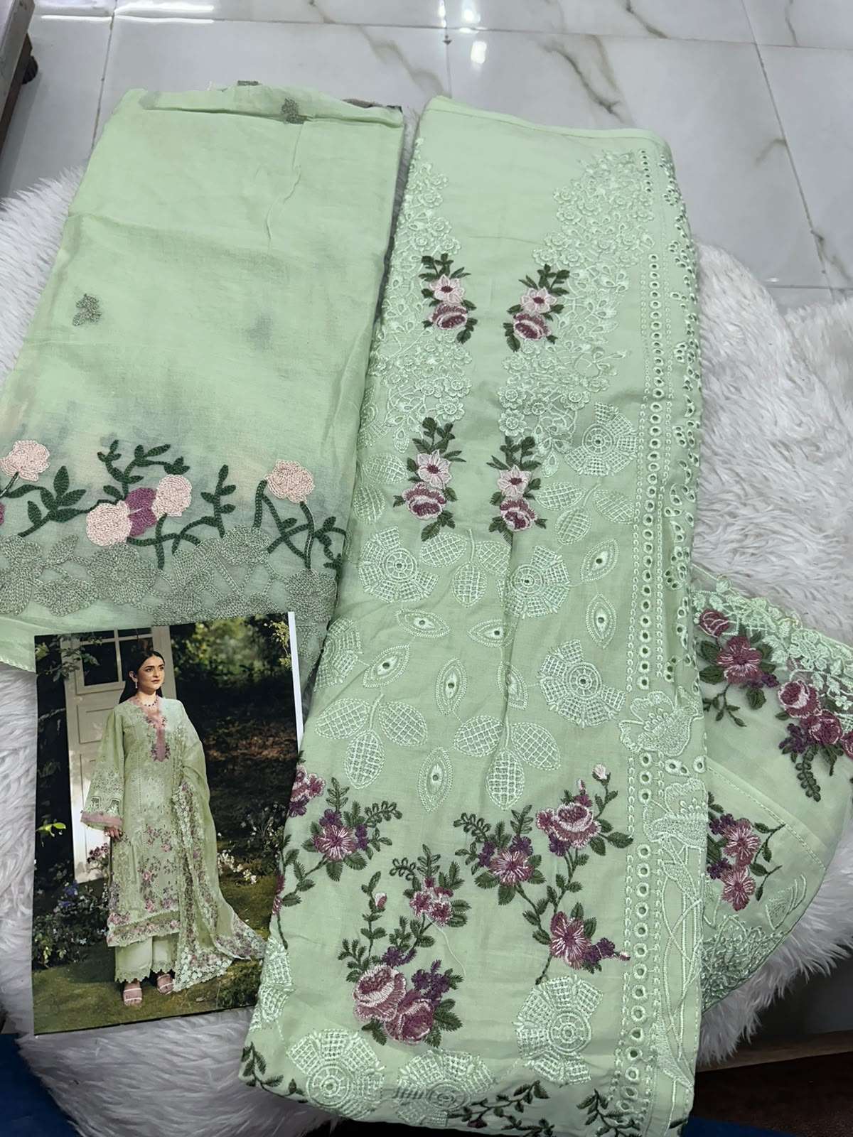 Falah Premium Cotton Collection Code - 50134 By Falah Designer Suits - 01