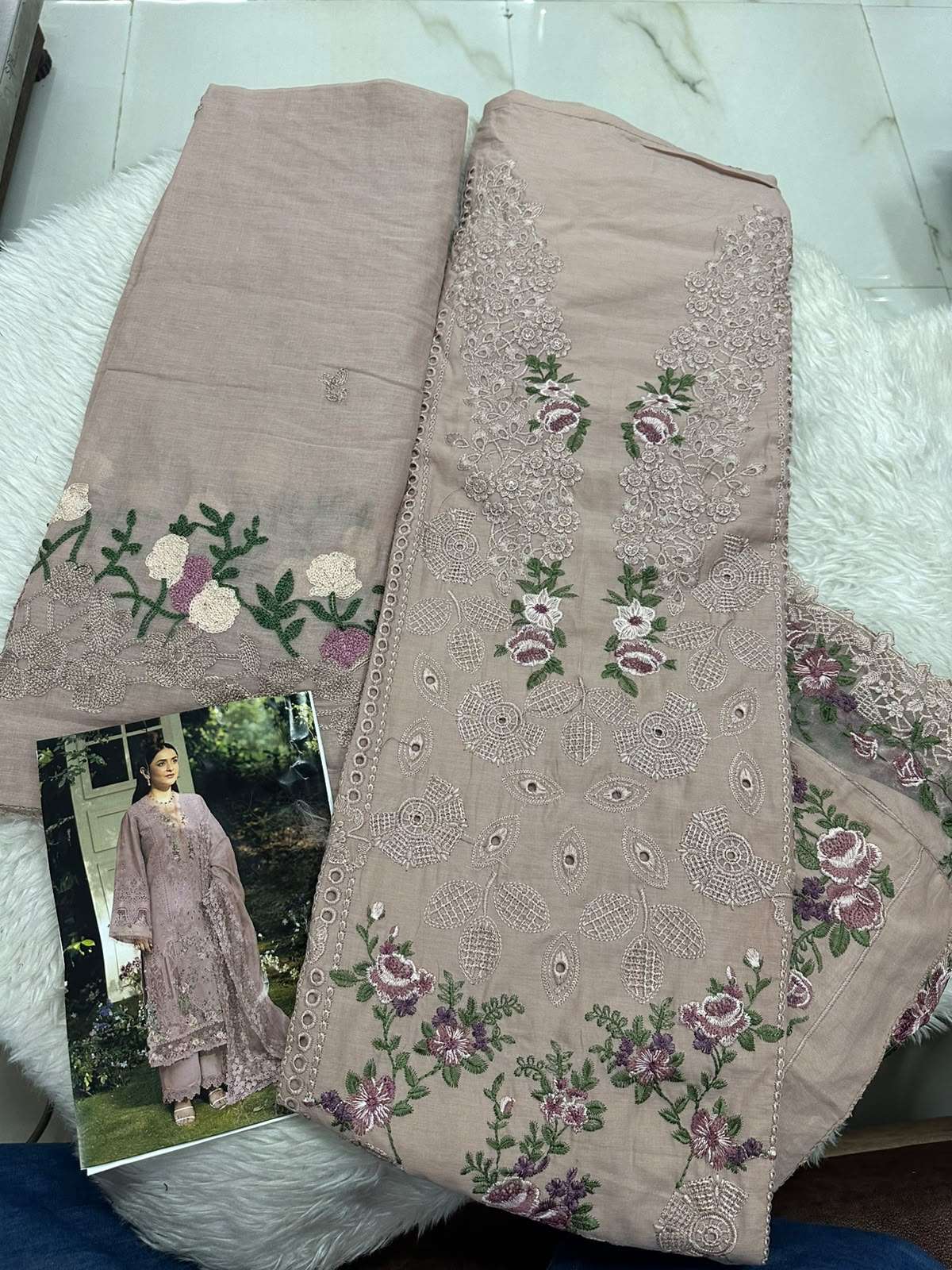 Falah Premium Cotton Collection Code - 50134 By Falah Designer Suits - 03