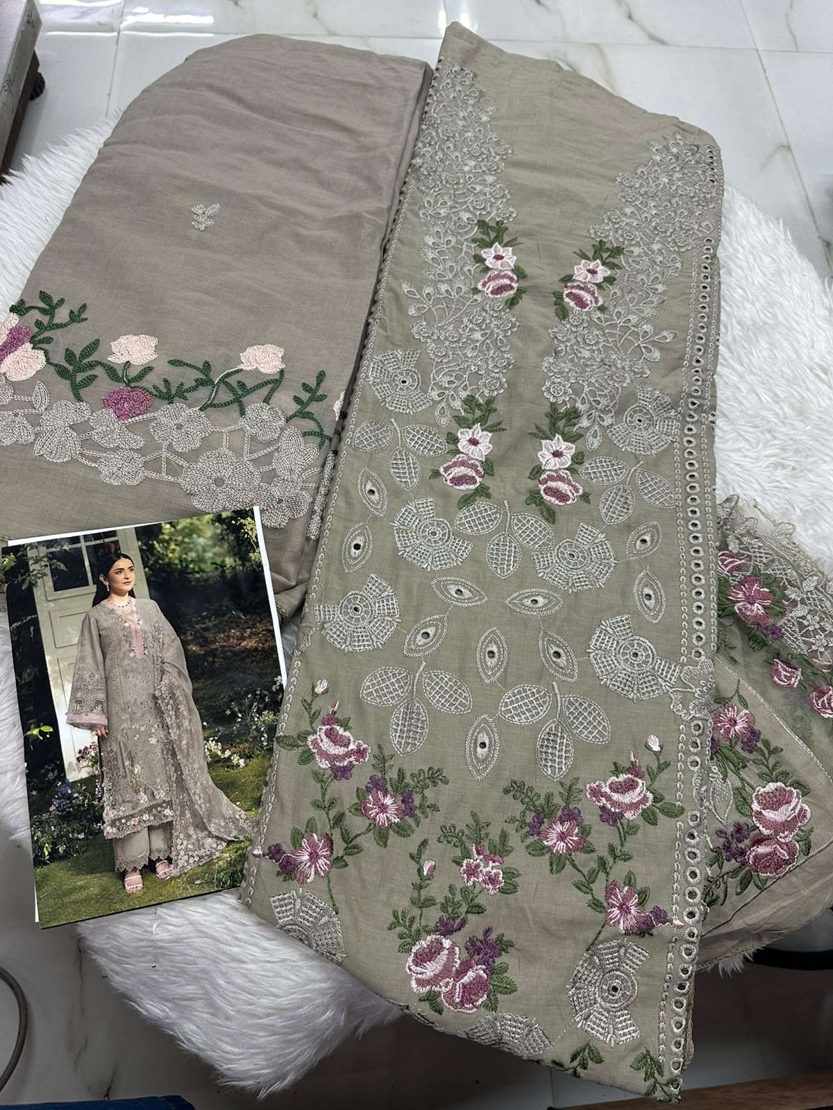 Falah Premium Cotton Collection Code - 50134 By Falah Designer Suits - 05