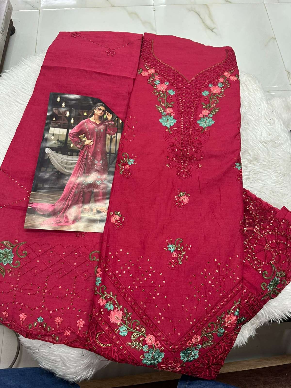 Falah Premium Cotton Collection Code - 50135 By Falah Designer Suits - 01