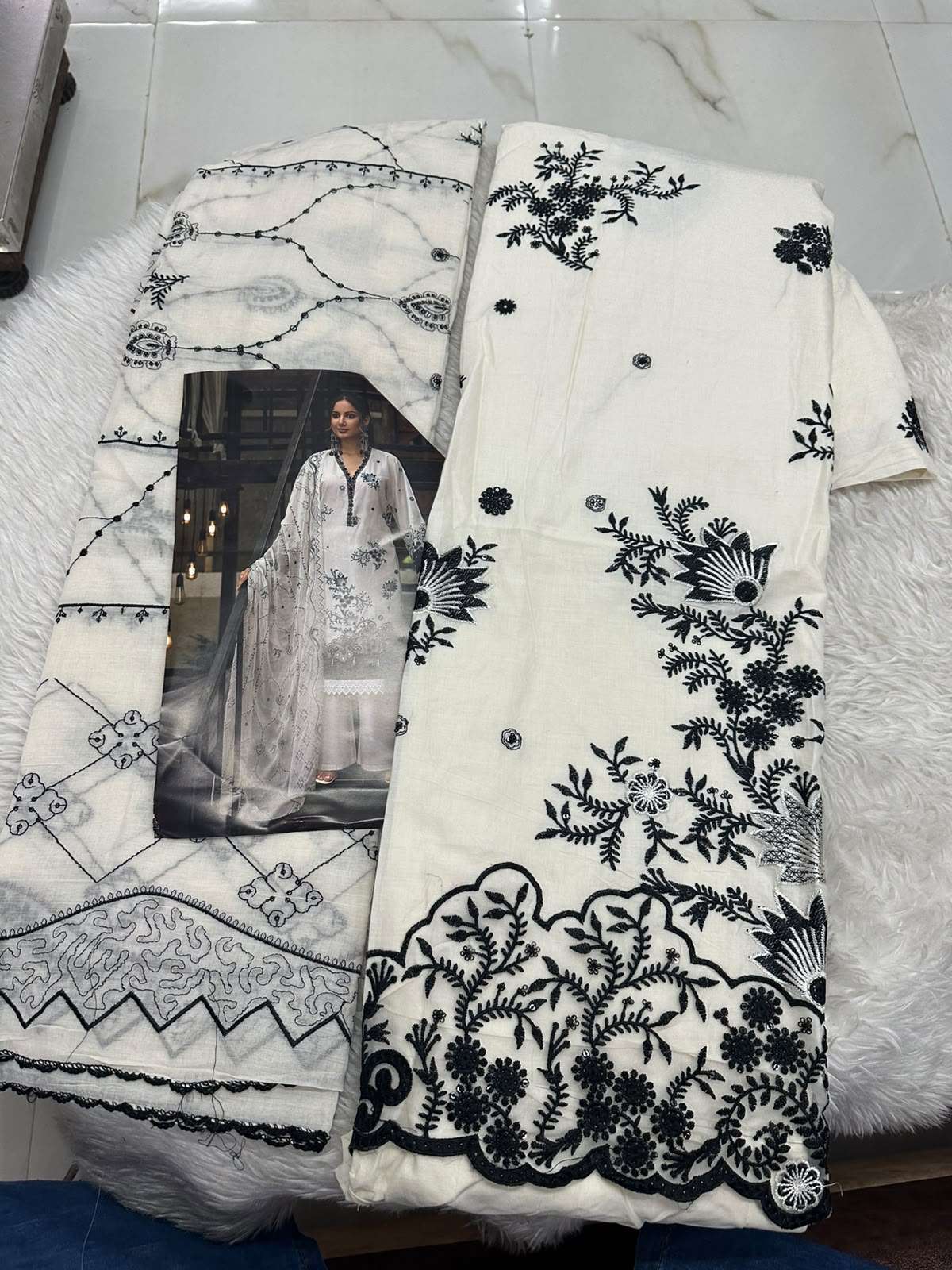 Falah Premium Cotton Collection Code - 50135 By Falah Designer Suits - 06