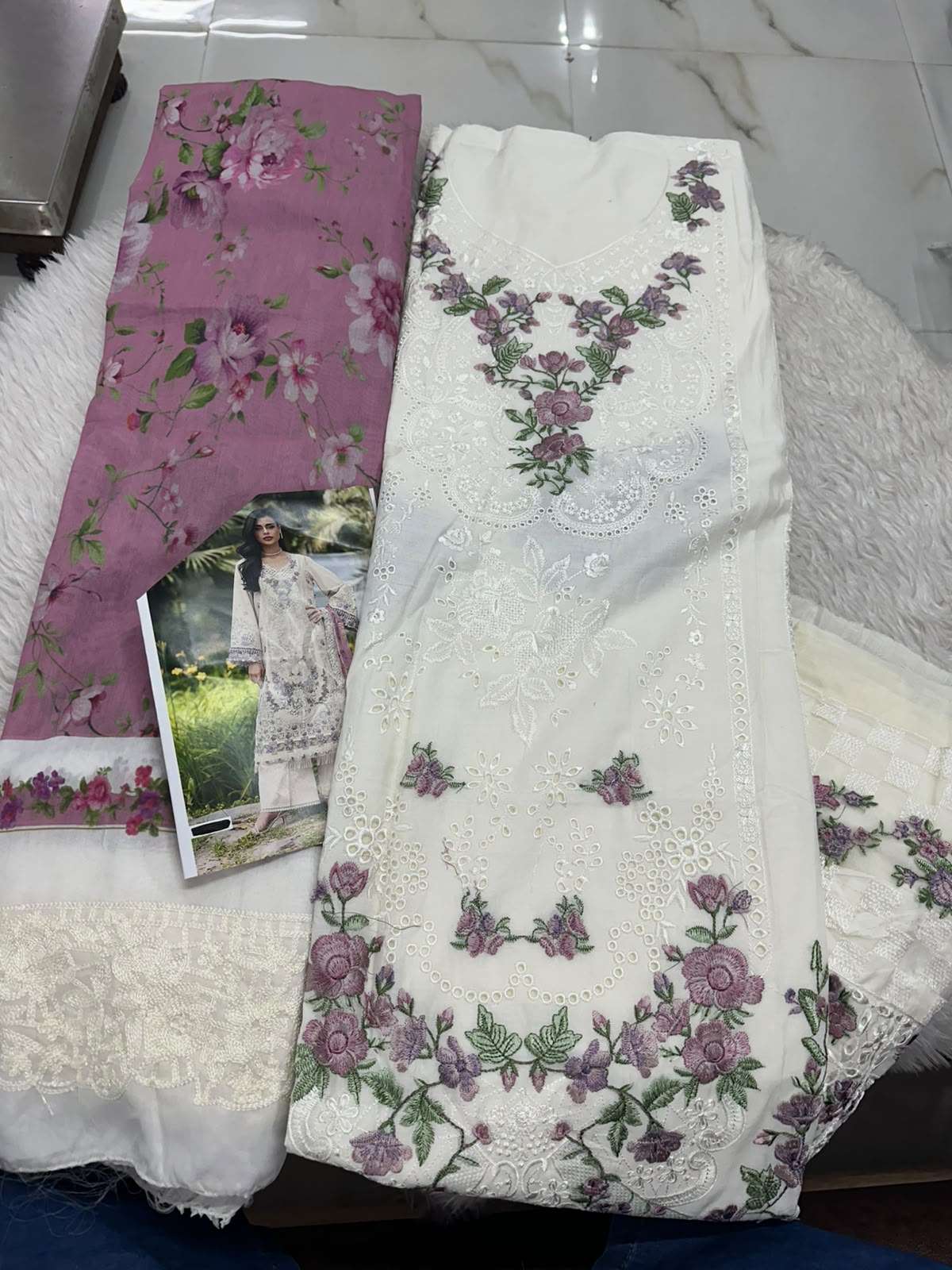 Falah Premium Cotton Collection Code - 50136 By Falah Designer Suits - 01
