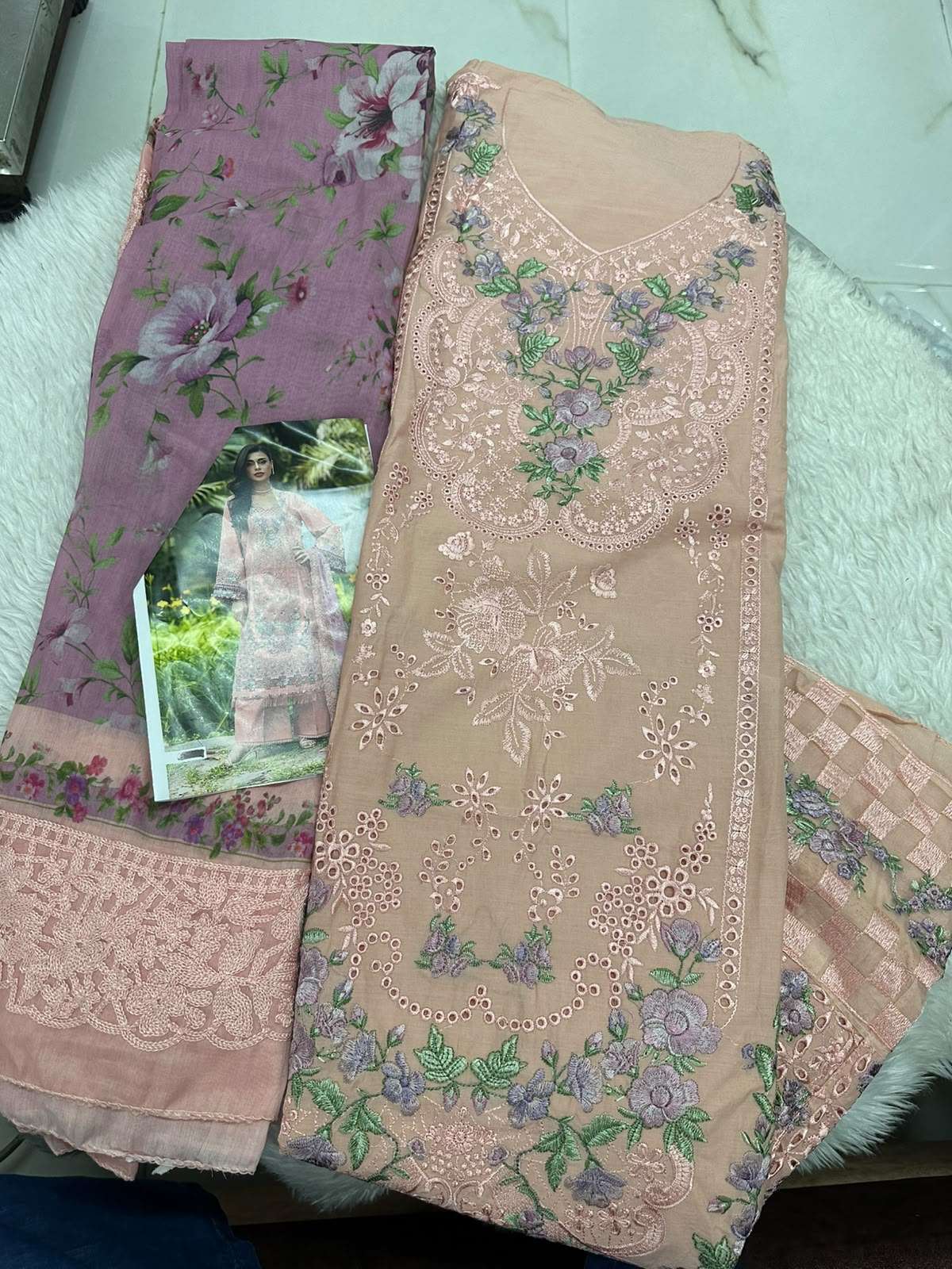 Falah Premium Cotton Collection Code - 50136 By Falah Designer Suits - 02