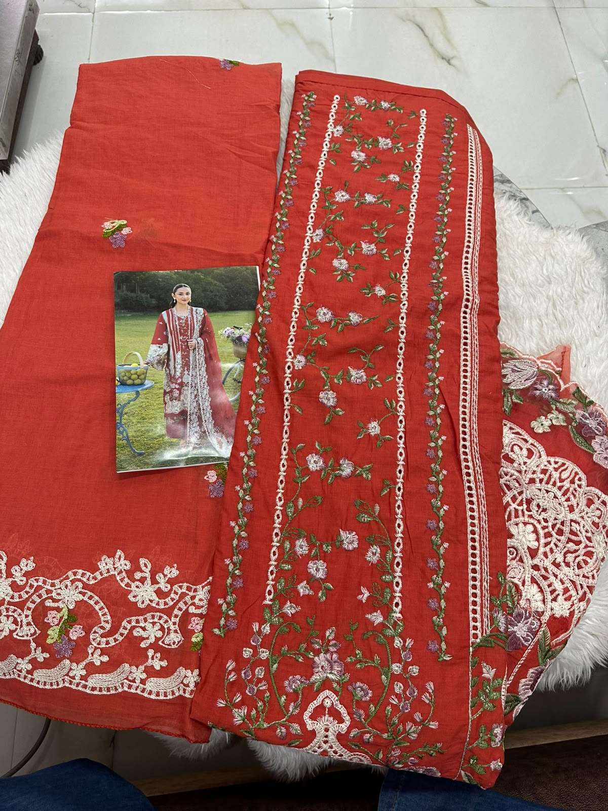 Falah Premium Cotton Collection Code - 50137 By Falah Designer Suits - 01 - 05
