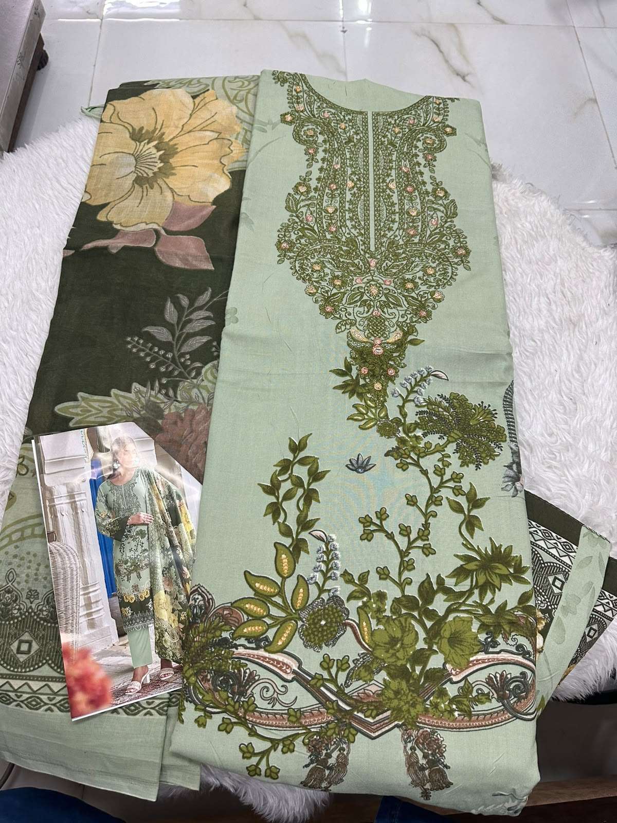 Falah Premium Cotton Collection Code - 50138 By Falah Designer Suits - 01 - 08
