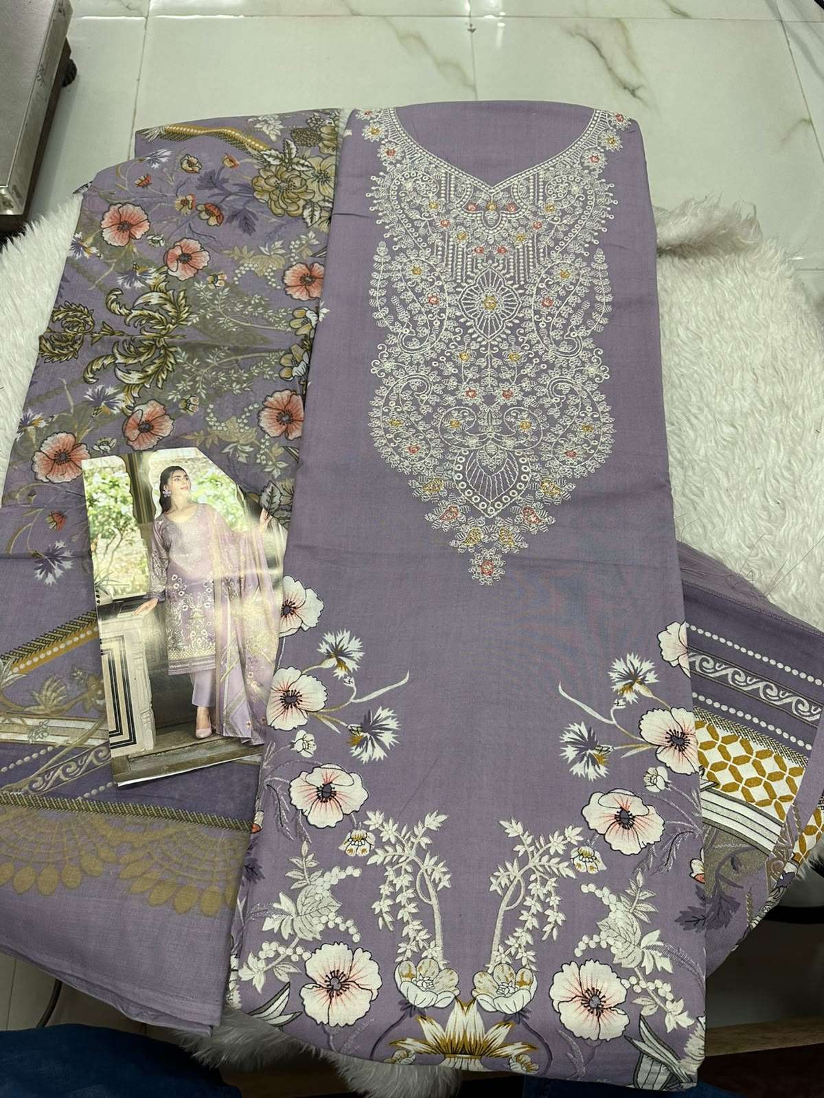 Falah Premium Cotton Collection Code - 50138 By Falah Designer Suits - 04