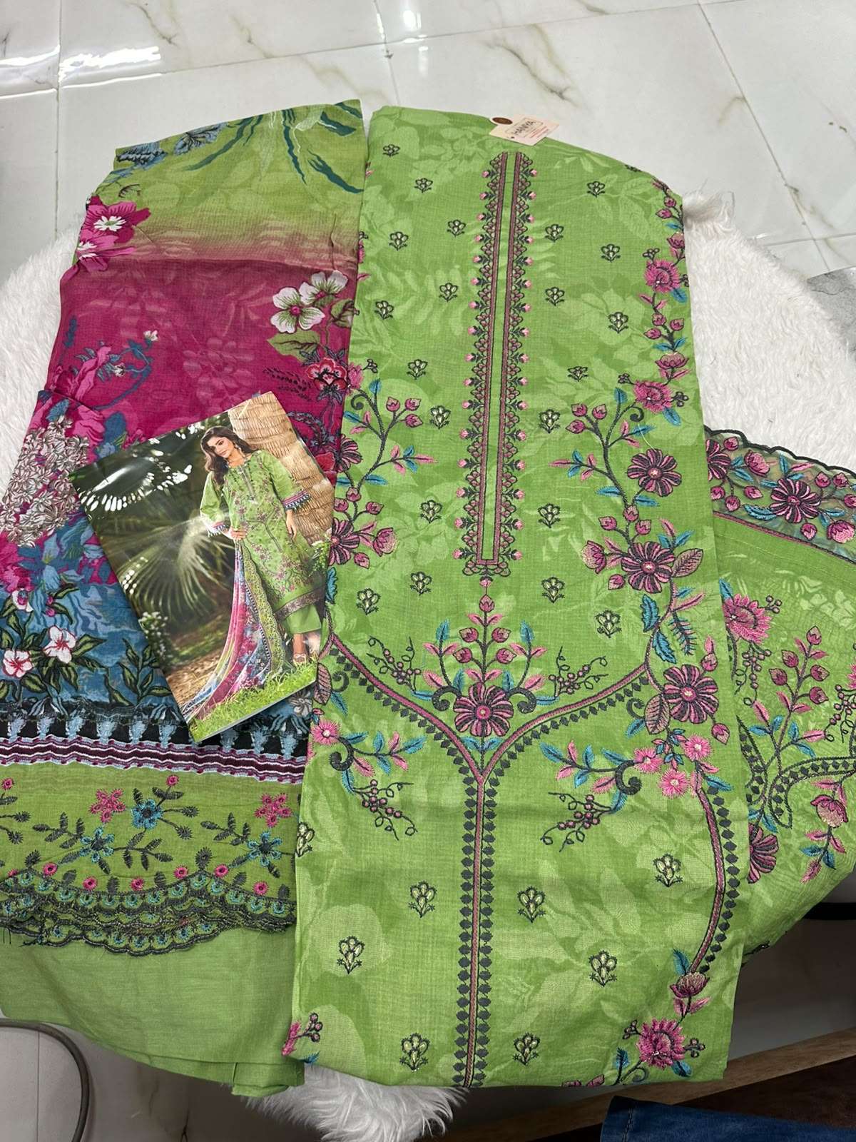 Falah Premium Cotton Collection Code - 50140 By Falah Designer Suits - 01 - 08