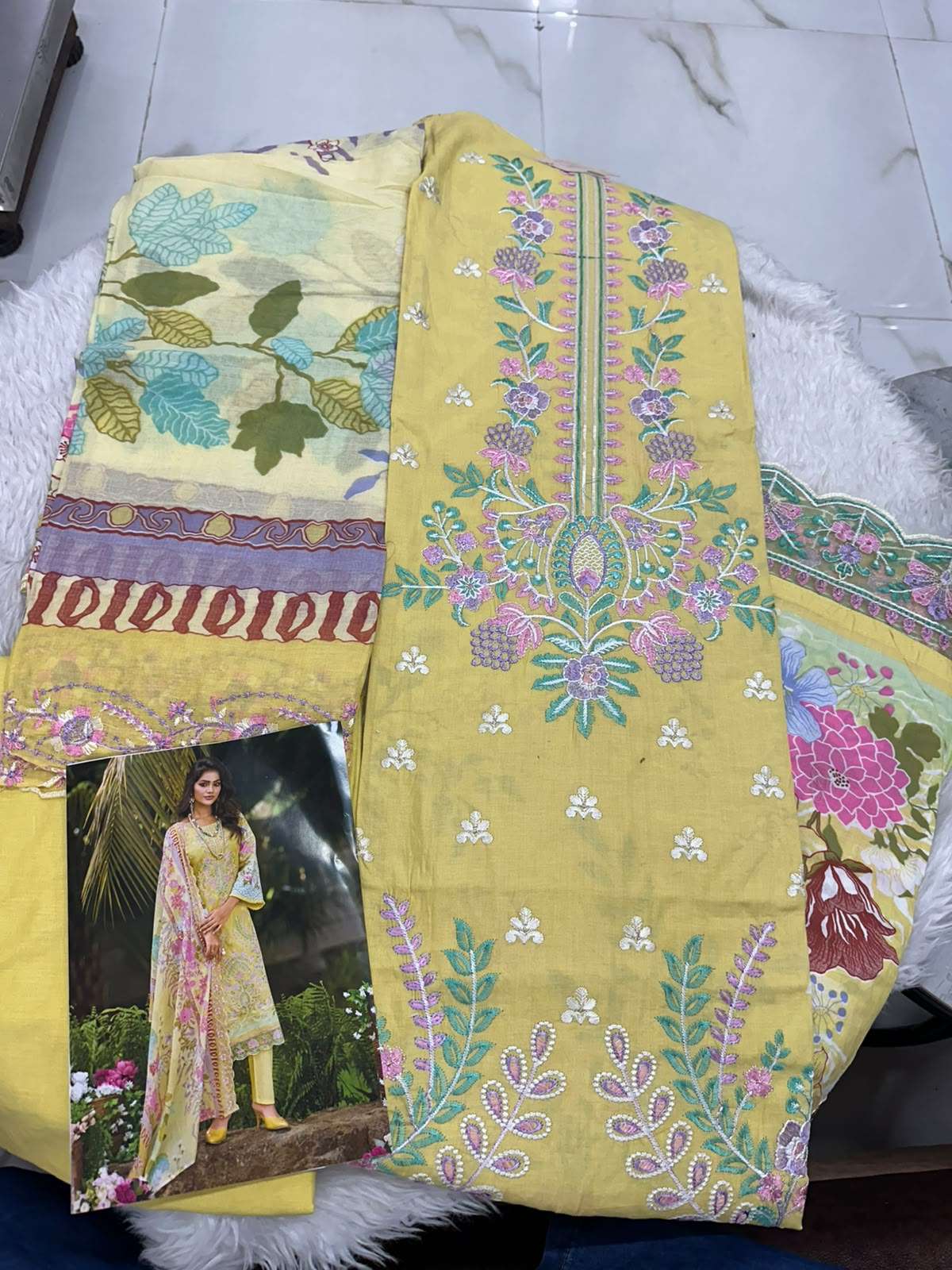 Falah Premium Cotton Collection Code - 50140 By Falah Designer Suits - 04