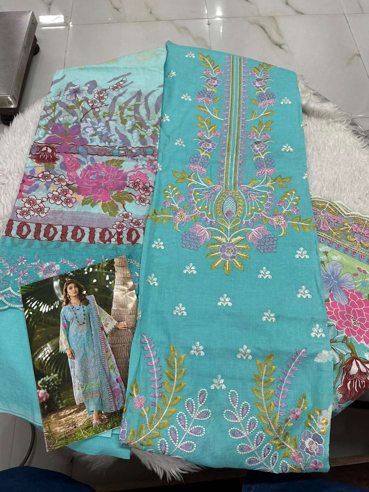 Falah Premium Cotton Collection Code - 50140 By Falah Designer Suits - 05