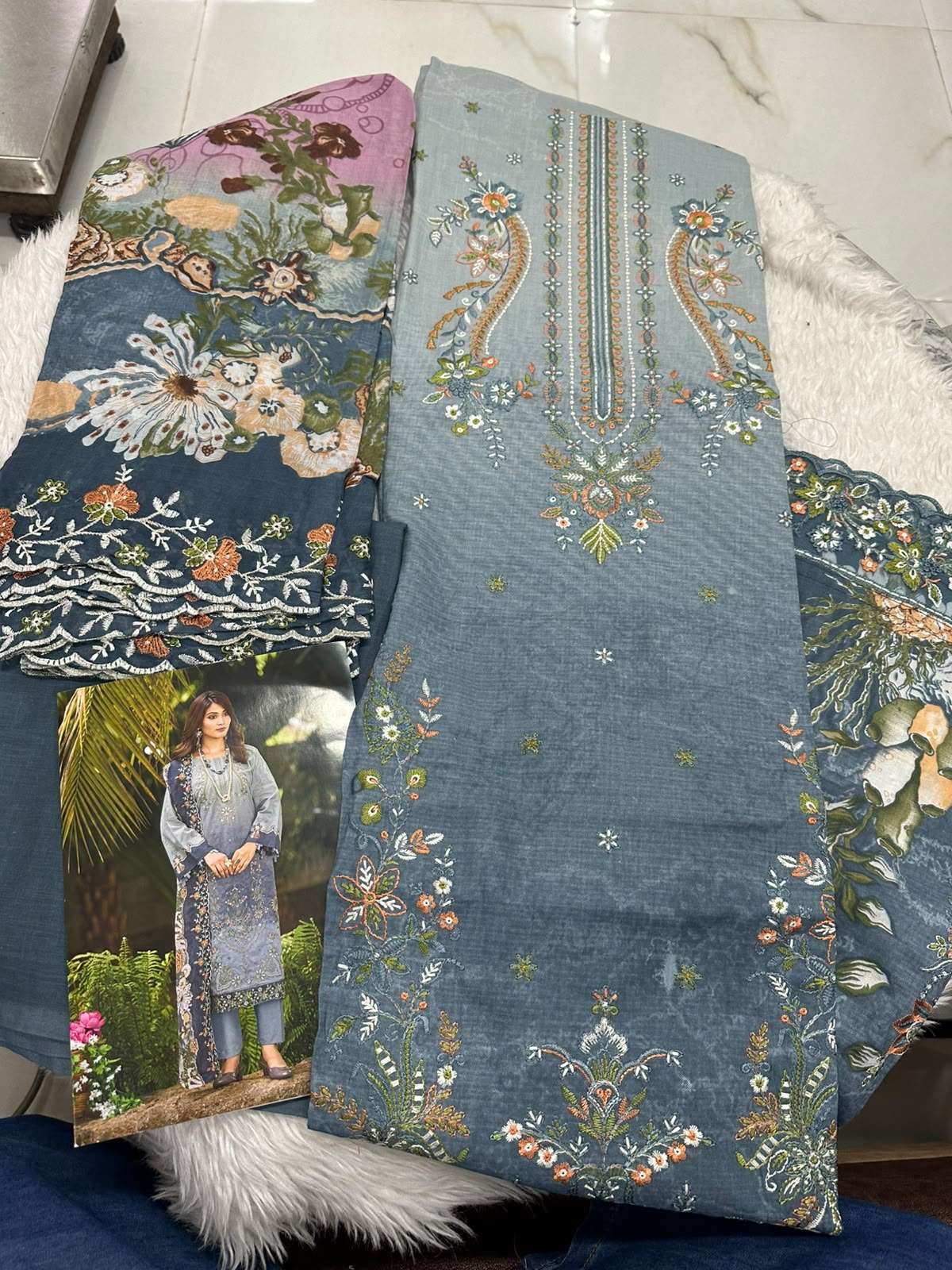 Falah Premium Cotton Collection Code - 50140 By Falah Designer Suits - 06