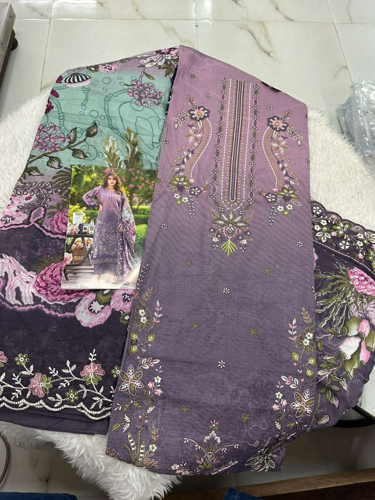 Falah Premium Cotton Collection Code - 50140 By Falah Designer Suits - 07