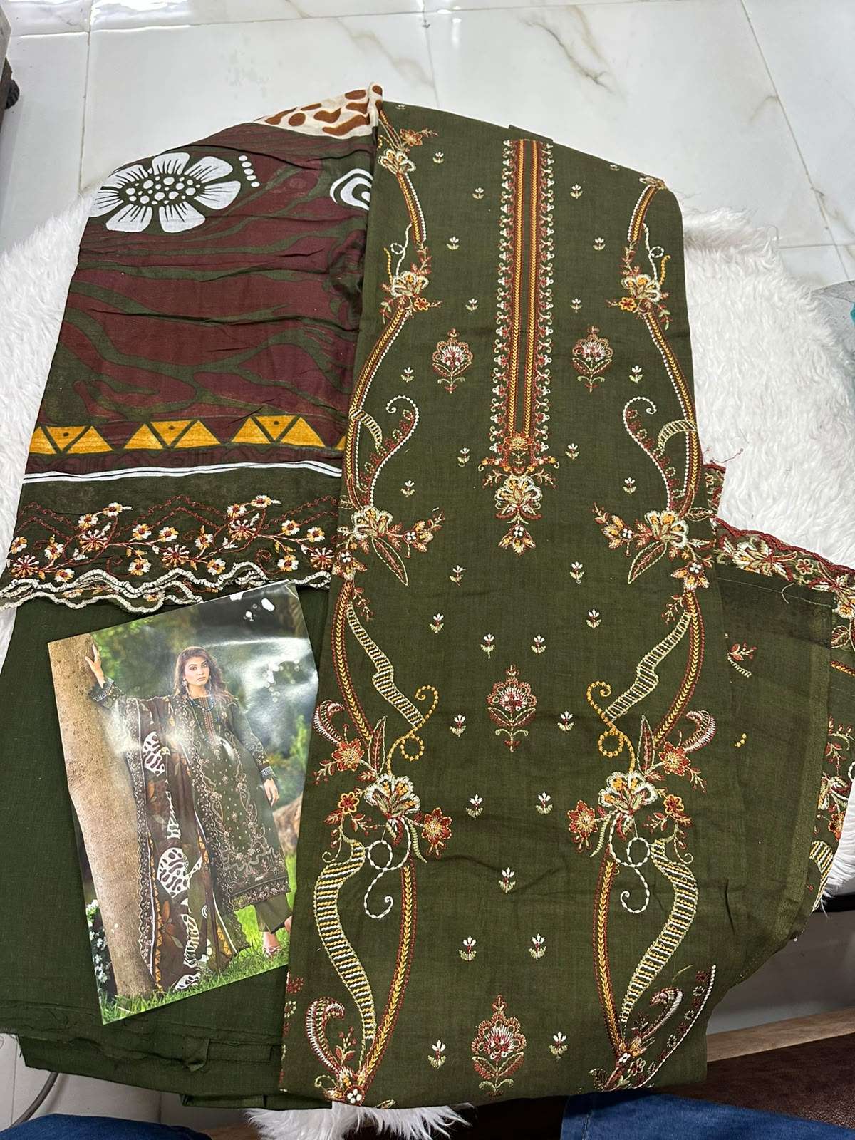 Falah Premium Cotton Collection Code - 50140 By Falah Designer Suits - 08