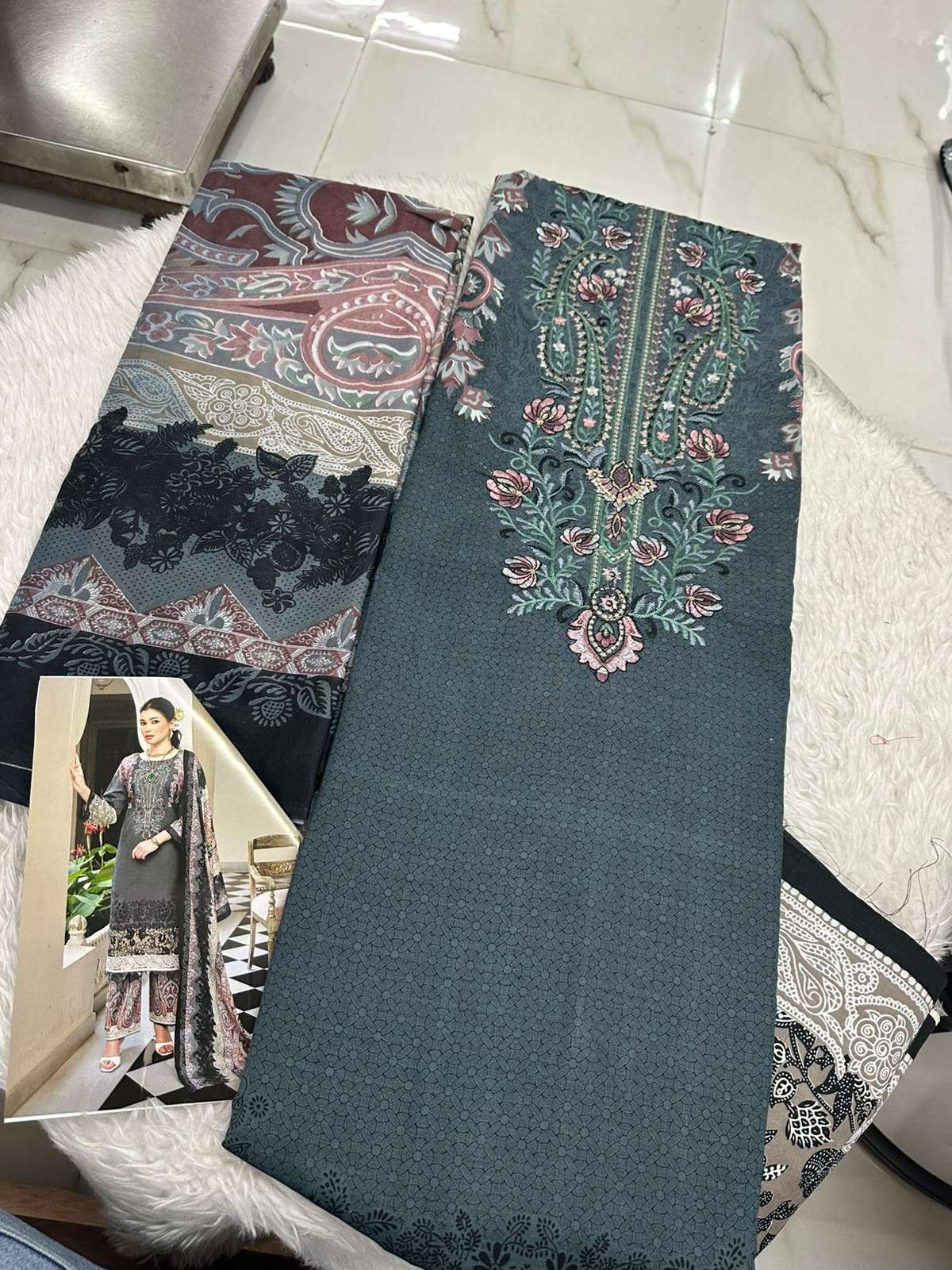 Falah Premium Cotton Collection Code - 50142 By Falah Designer Suits - 04
