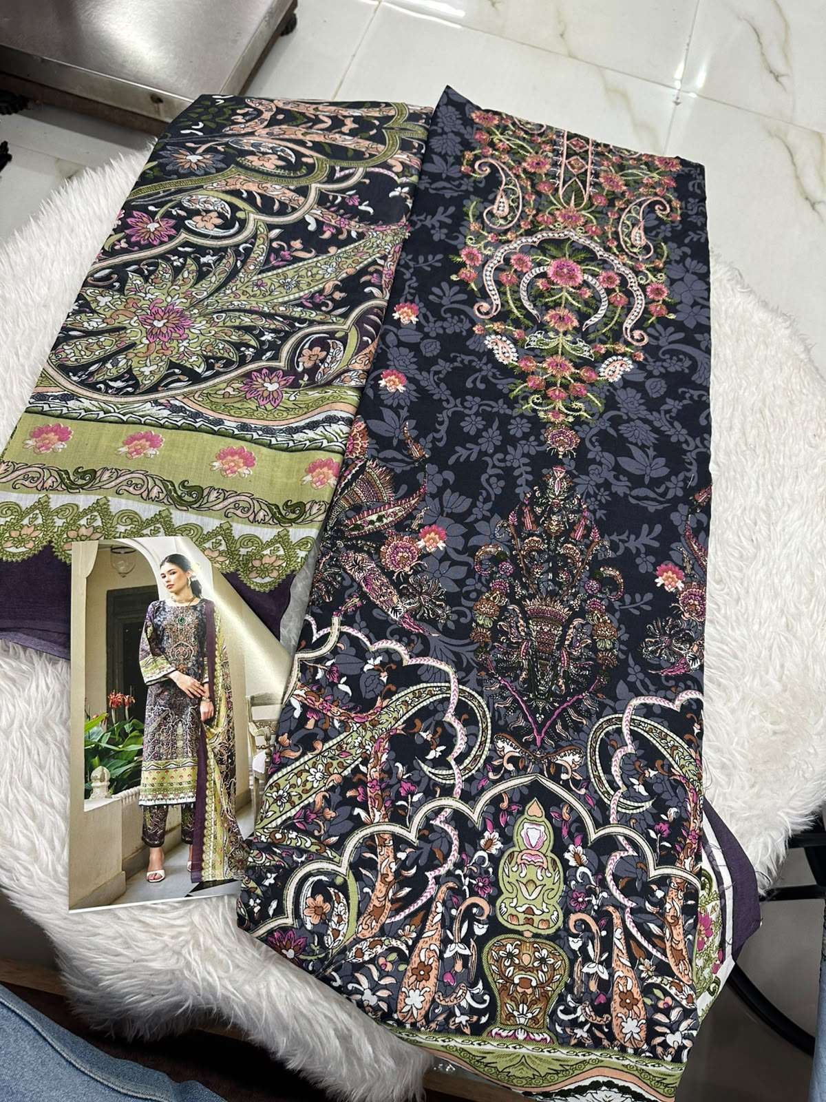 Falah Premium Cotton Collection Code - 50142 By Falah Designer Suits - 05
