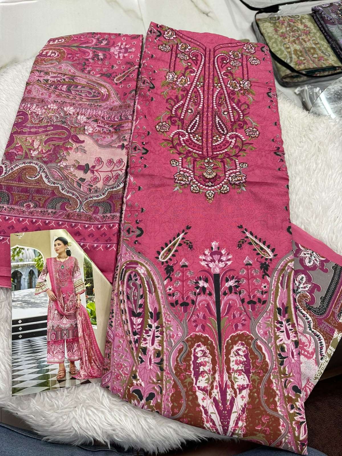Falah Premium Cotton Collection Code - 50142 By Falah Designer Suits - 06