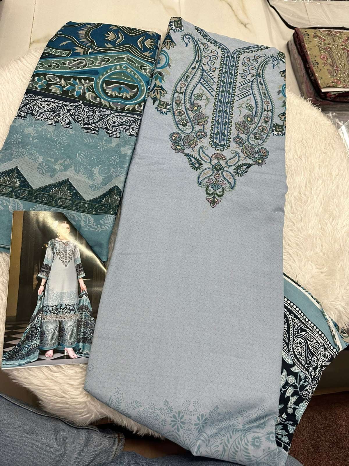 Falah Premium Cotton Collection Code - 50142 By Falah Designer Suits - 07