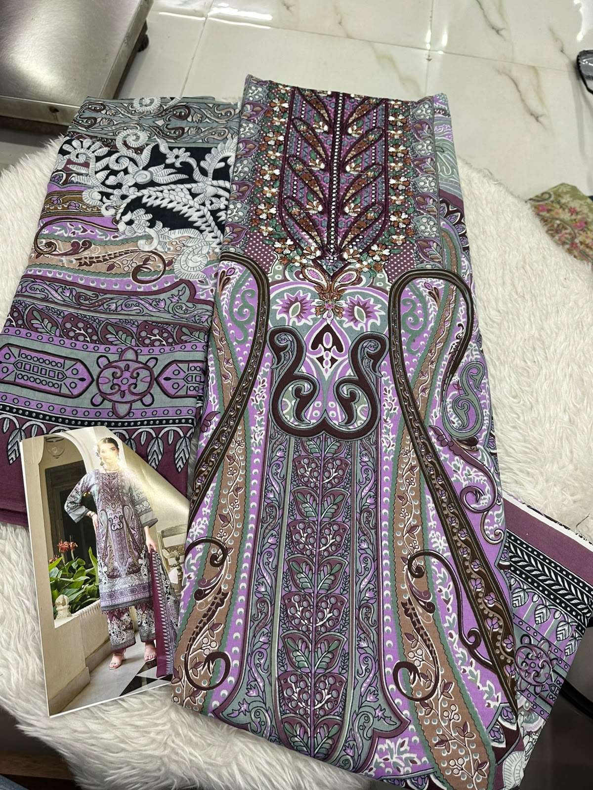 Falah Premium Cotton Collection Code - 50142 By Falah Designer Suits - 08