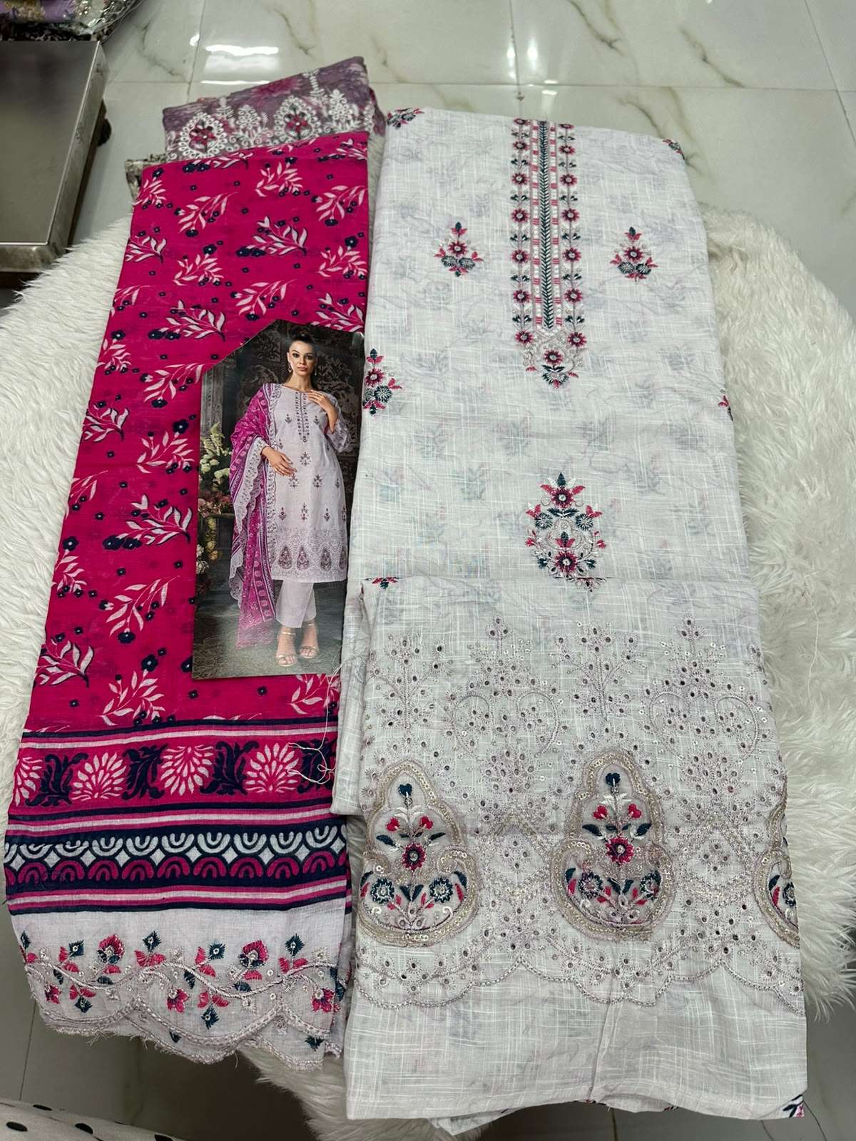 Falah Premium Cotton Collection Code - 50143 By Falah Designer Suits - 03