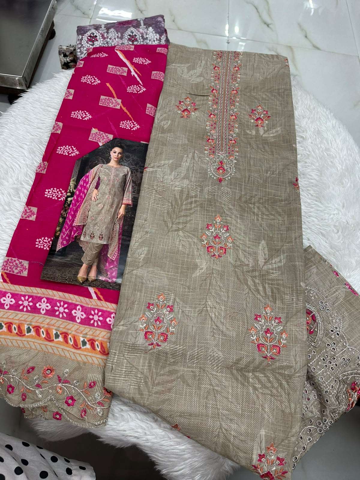 Falah Premium Cotton Collection Code - 50143 By Falah Designer Suits - 04