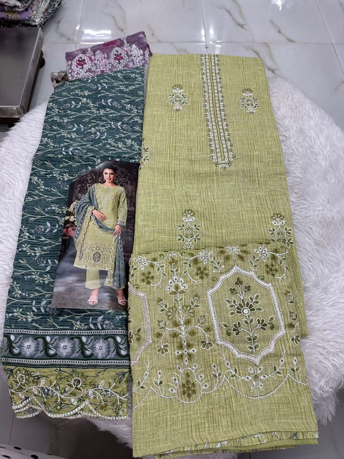 Falah Premium Cotton Collection Code - 50143 By Falah Designer Suits - 05