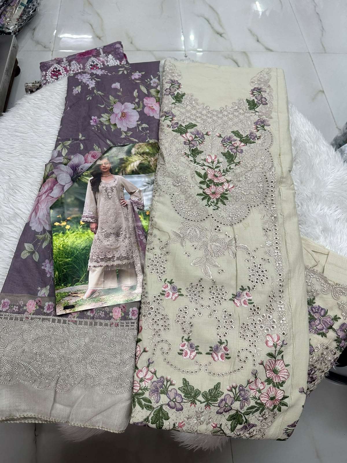 Falah Premium Cotton Collection Code - 50145 By Falah Designer Suits - 02