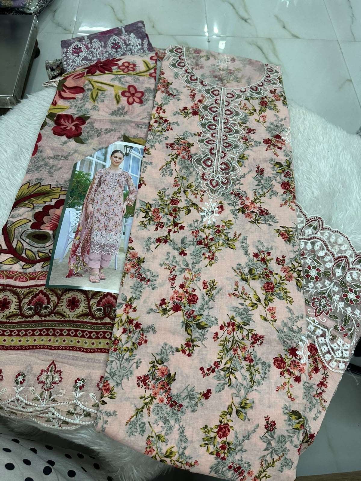 Falah Premium Cotton Collection Code - 50146 By Falah Designer Suits - 07