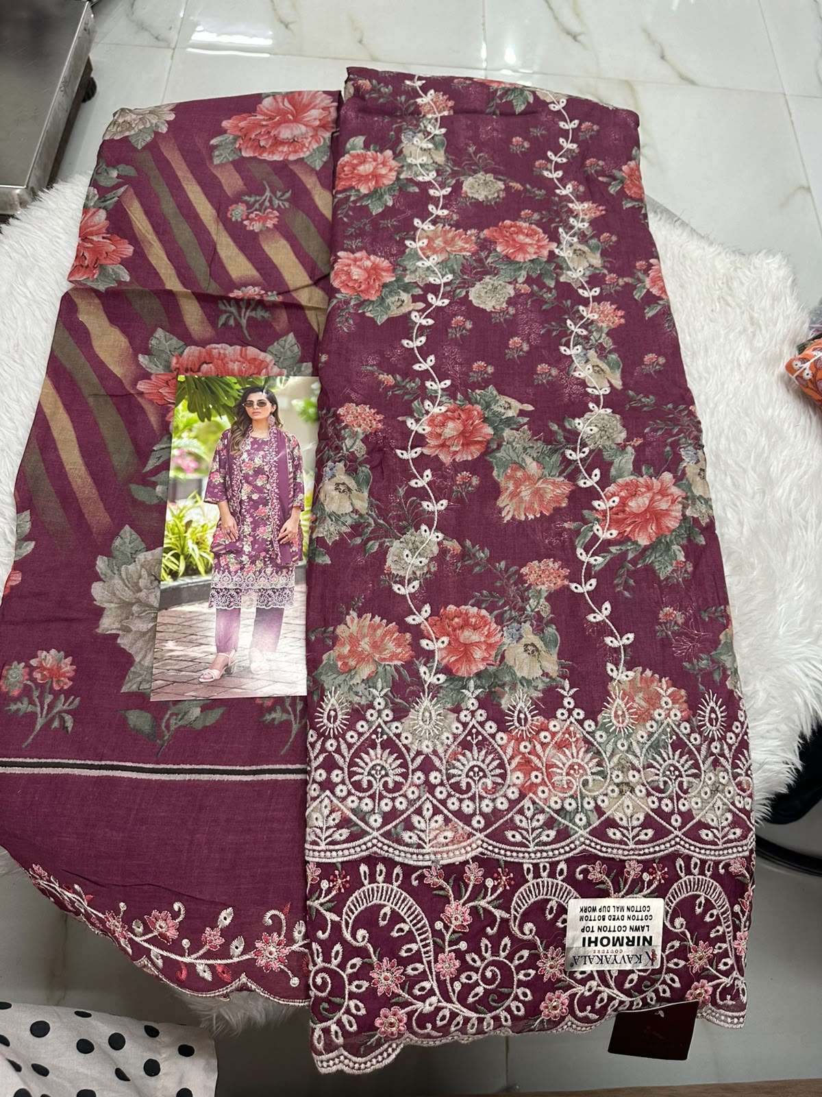 Falah Premium Cotton Collection Code - 50147 By Falah Designer Suits - 01