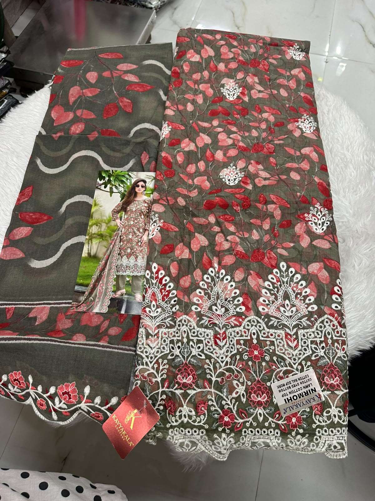Falah Premium Cotton Collection Code - 50147 By Falah Designer Suits - 02