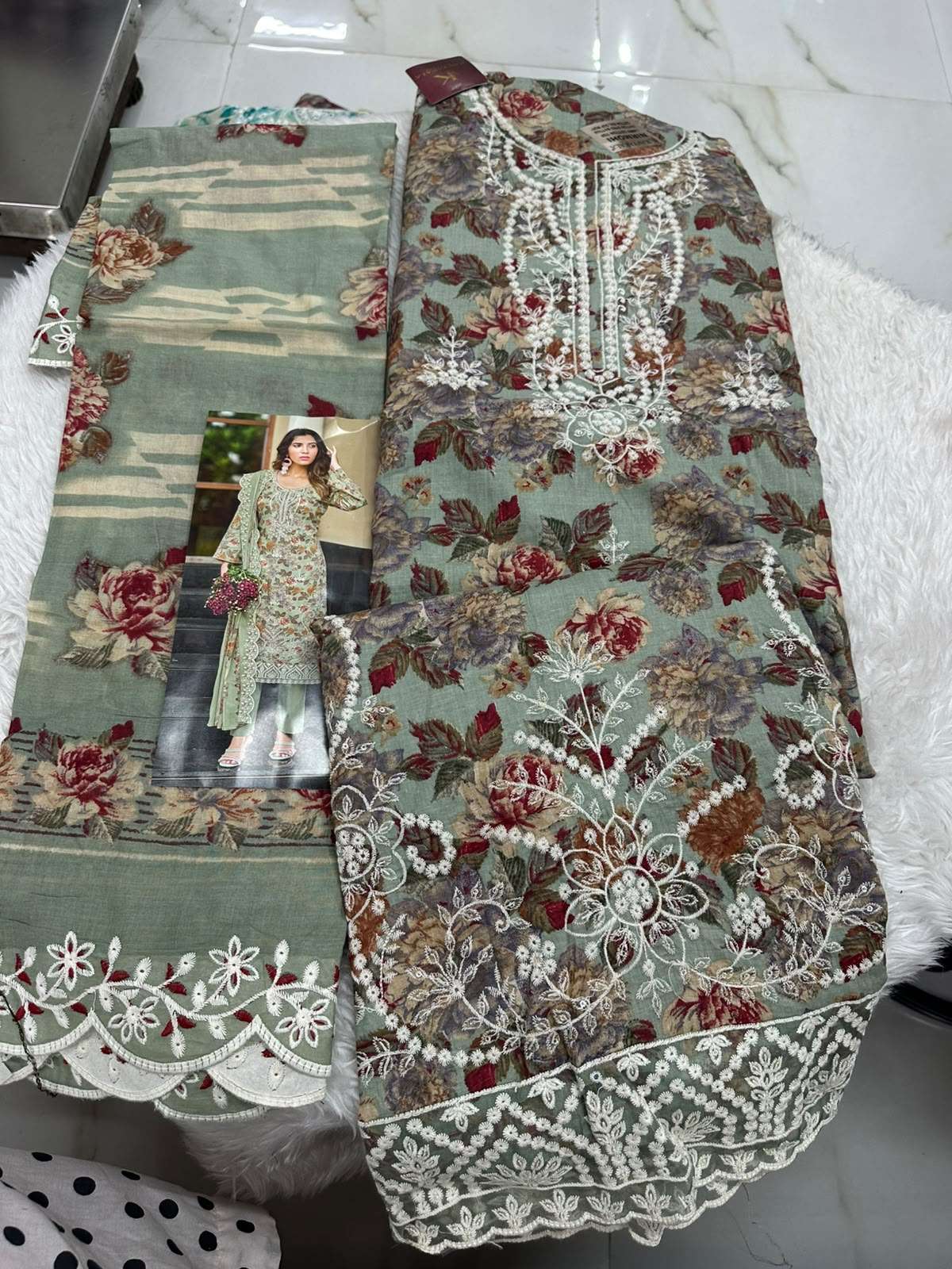 Falah Premium Cotton Collection Code - 50147 By Falah Designer Suits - 08