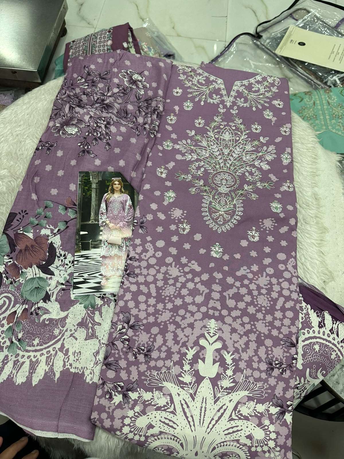 Falah Premium Cotton Collection Code - 50152 By Falah Designer Suits - 01